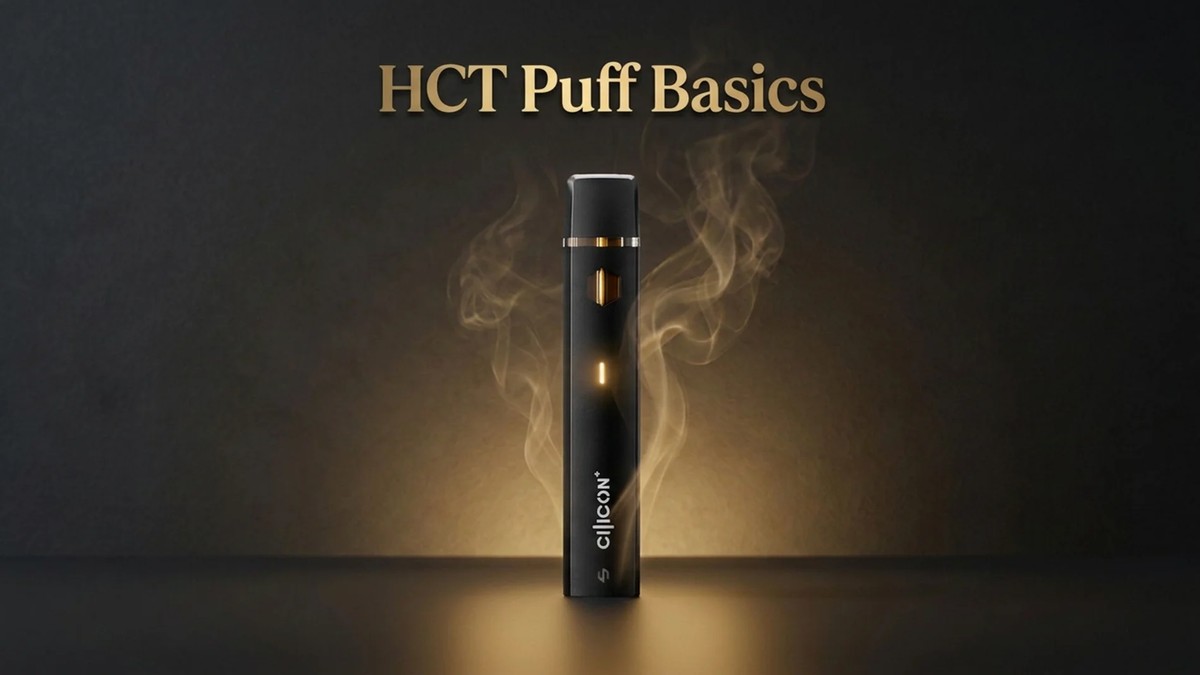 How to Vape HCT: Low Power, Short Puffs