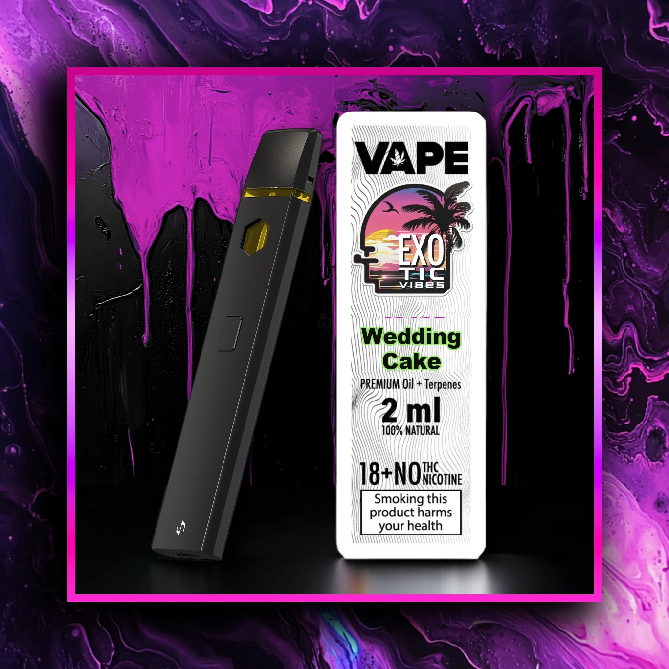 Wedding Cake HCT Premium Vape - 2.00 ml. HCT