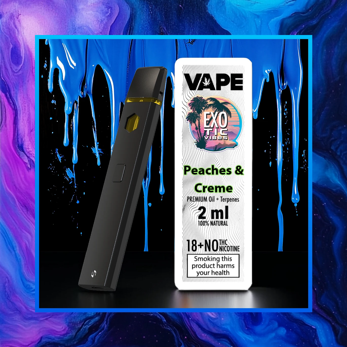 Peaches & Creme HCT Premium Vape - 2.00 ml. HCT